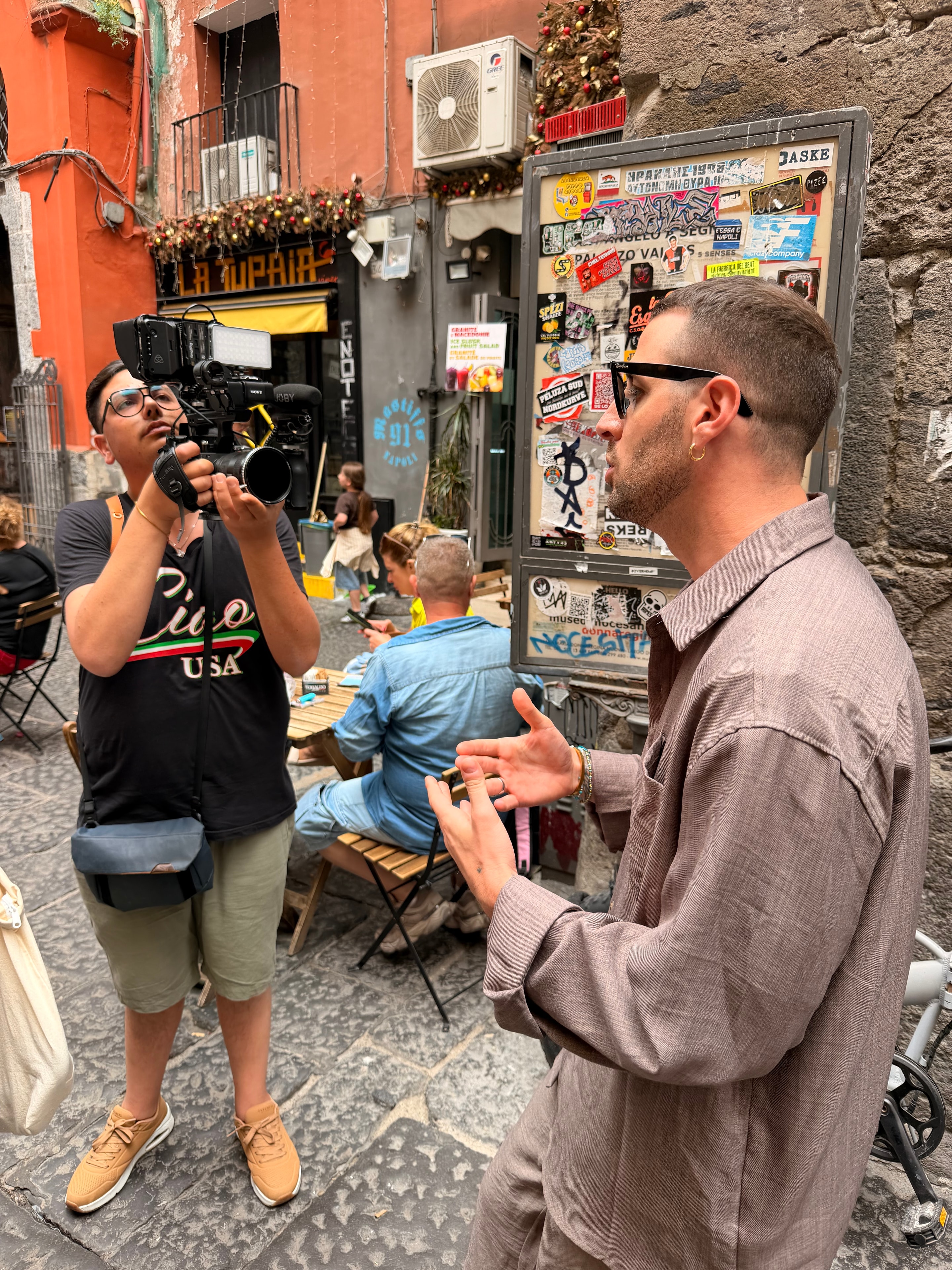 Streets of Little Italy — production still